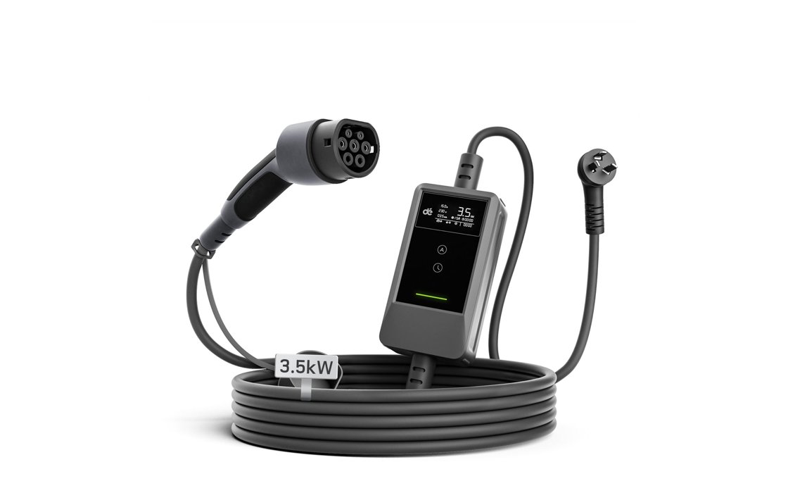 dé Portable EV Charger 10A and 15A plug